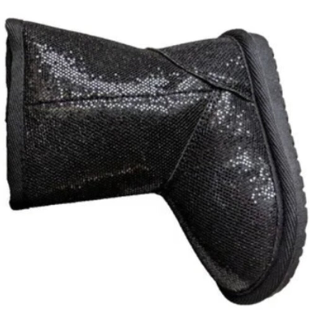 The Children's Place Winter Boot Toddler Girls Sequin Chalet Black Lined 7 - Picture 4 of 5